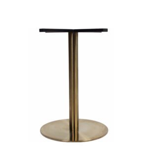 Corten Round Gold Table Base