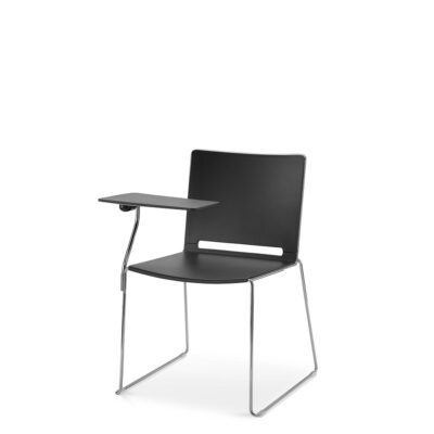 LaFilo Plastic Chair - removable tablet attached to frame