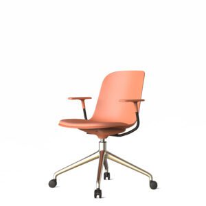 Linea Chair, Metal Castors