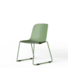 Linea Chair, Sled Frame