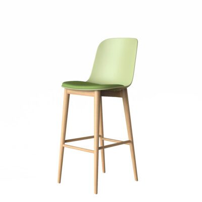 Linea Stool, Wood Frame