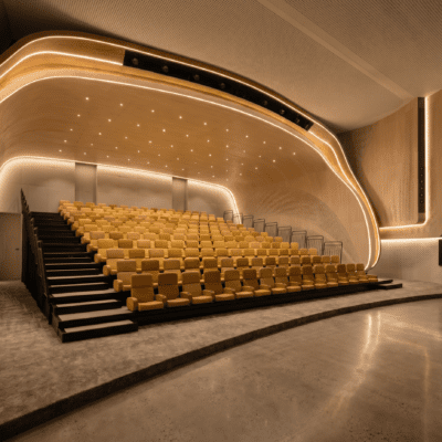 Collider Retractable Auditorium Setting
